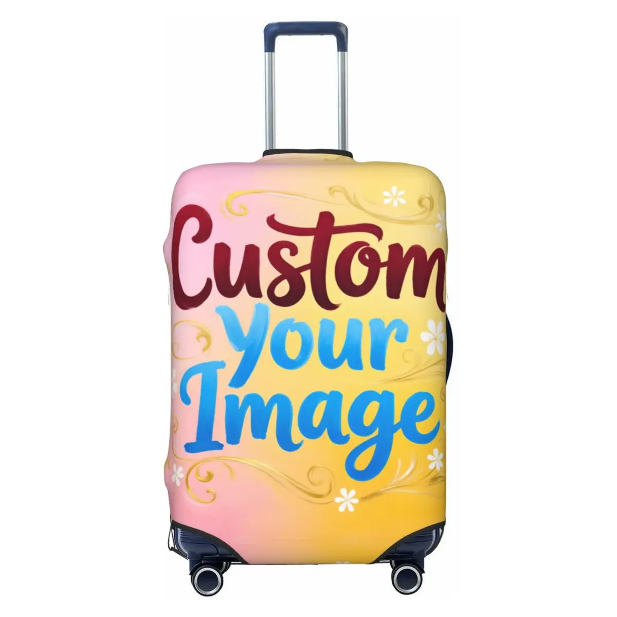 

Custom Your Image Logo Travel Luggage Cover Elastic Hot Suitcase Cover Protector Fit 18-32 Inch