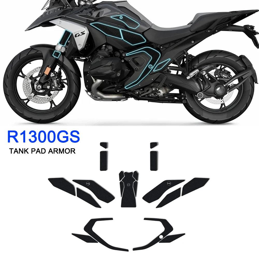 For BMW R1300GS R1300 GS R 1300 GS Motorcycle Accessories Paint Protection Decals Tank Pad Armor Thickened Protective Sticker