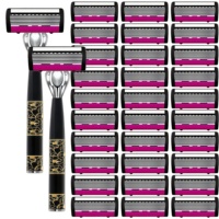 6-layer Men's Razor Power Shaving Shaver Male Face Beard Hair Trimmer 6 Layer Blades Replacement Refills