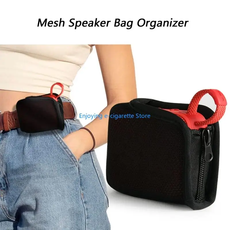 Musik-Player-Tragetasche, leicht, stoßfest, Lautsprecher-Taillenhalter für Soundgeräte, kleine Gadgets und Zubehör Y4QF – Detail 2