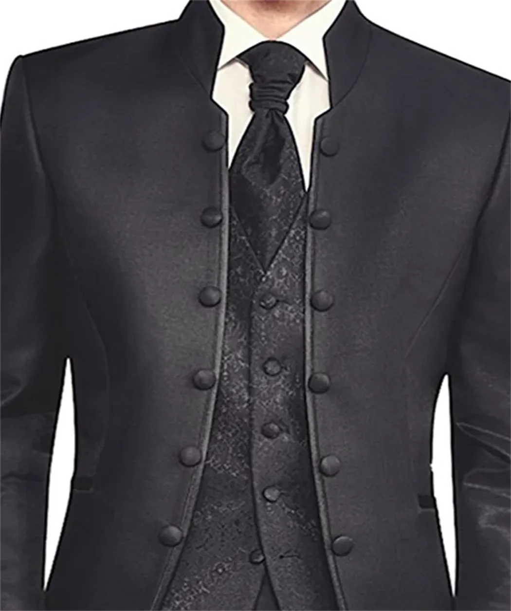 3Pieces Men Wedding Suit Prom Dress Men Suit Set Slim Fit Tuxedo Male Blazer Customized British Style Groom Clothing