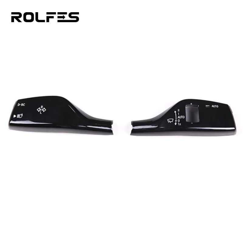 ROLFES Car Turn Signal Windshield Wiper Lever Switch Trim Cover For BMW 1 2 3 4 5 6 7 Series Z4