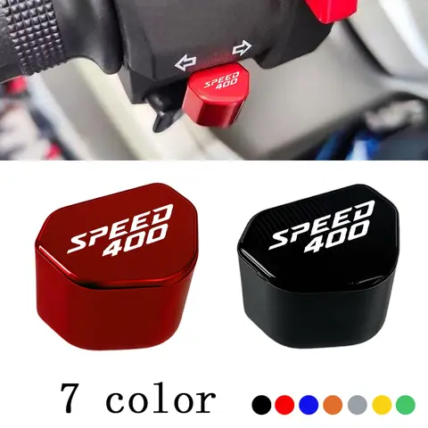 Mototcycle Switch Button Turn Signal Switch Key Cap Decoration Cover For Triumph Speed 400 2023 2024 Scrambler 400X Accessories