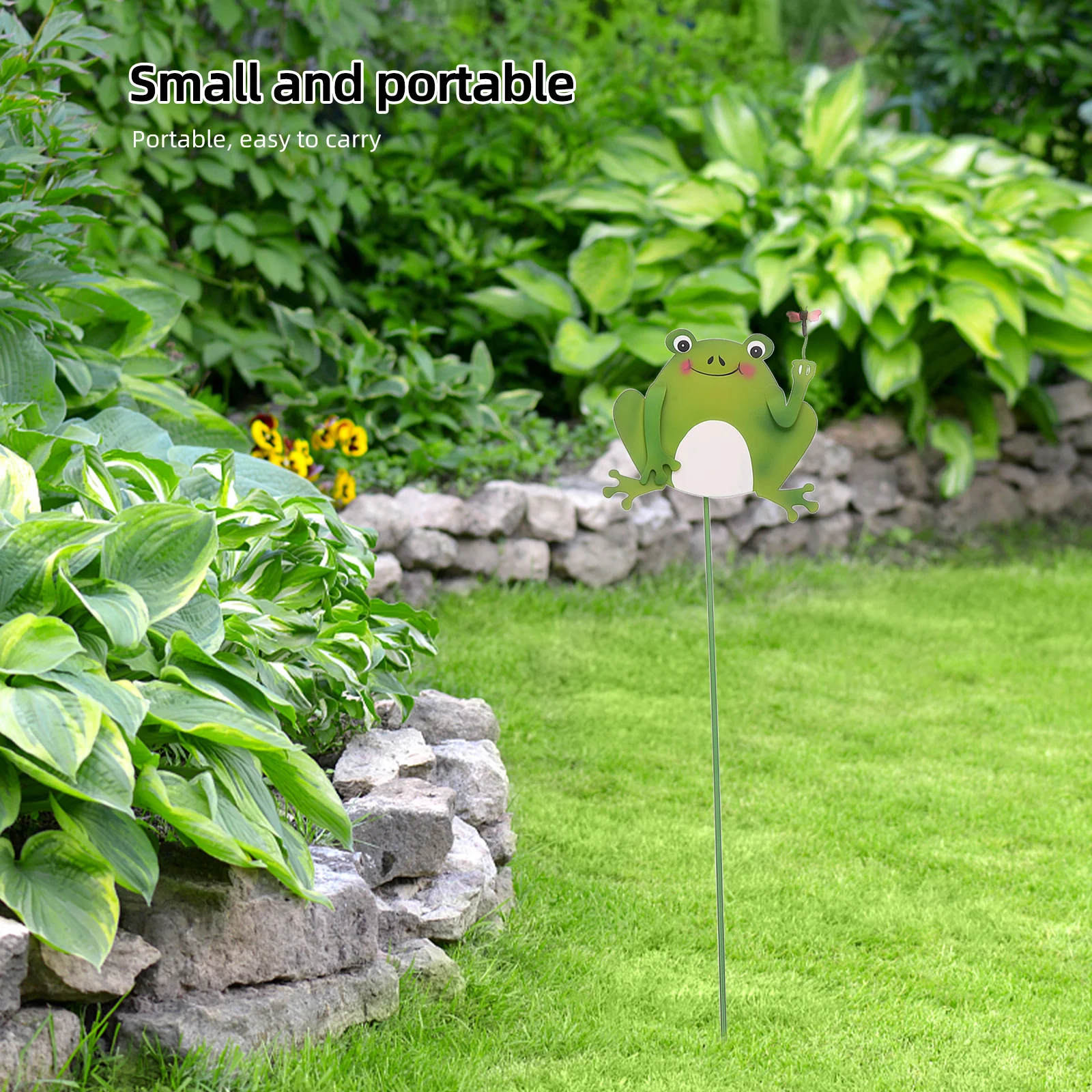 

4Pcs Garden Animal Stake Metal Lawn Ornament Outdoor Yard Decor Animal Shape Garden Decoration Lawn Ornament Yard Decor