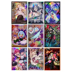 50Pcs/Set 63*90mm Anime Game YuGiOh OCG Flash Card Sleeve Floowandereeze Sky Striker Ace Dragonmaid Collectibles Gift Toys