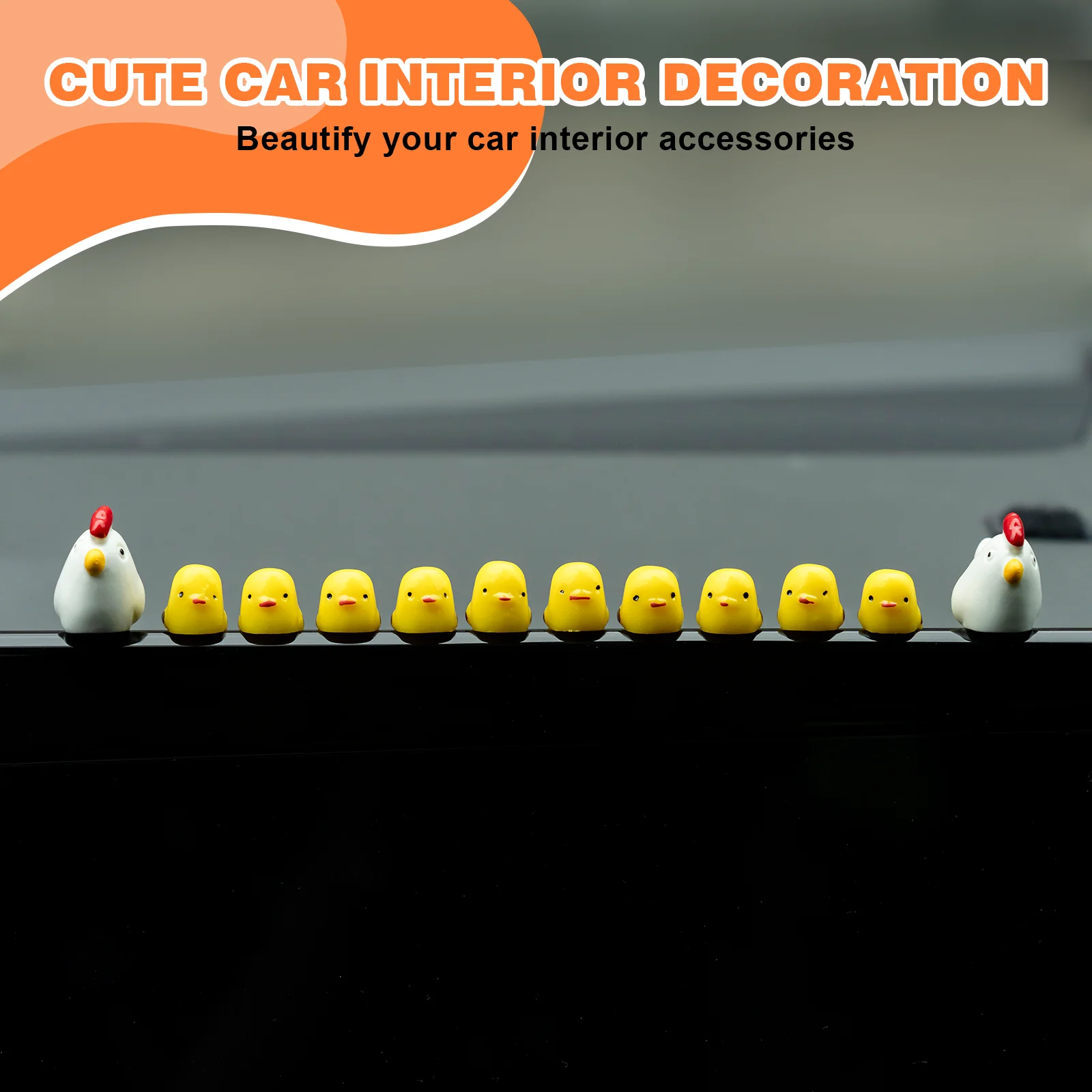 Cute Mini Animal Car Dashboard - Car Blind Spot Mirror recension och pris