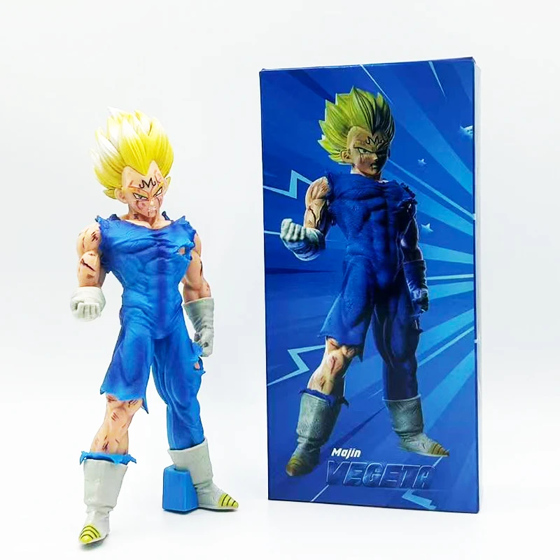 Figura de Colección Dragon Ball Z Majin Vegeta 2026, Muñeco de PVC de Anime DBZ Super Saiyan GK, Regalos de Cumpleaños