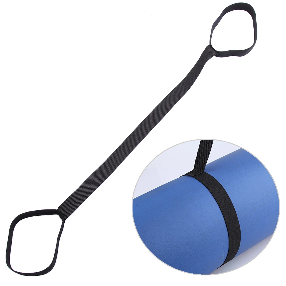 5-10 قطعة حزام اليوغا حصيرة حزام المحمولة قابل للتعديل الرياضة حبال الكتف حمل حزام ممارسة تمتد اللياقة البدنية حزام اليوغا المرن