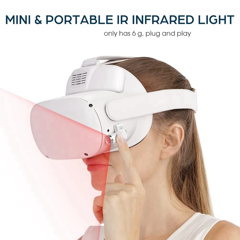 Super Sale IR Illuminator Infrared Light Suitable for Psvr2 Meta Quest 2 Pico 4 /Pico 4 Pro Night Light Enhanced Body Tracking
