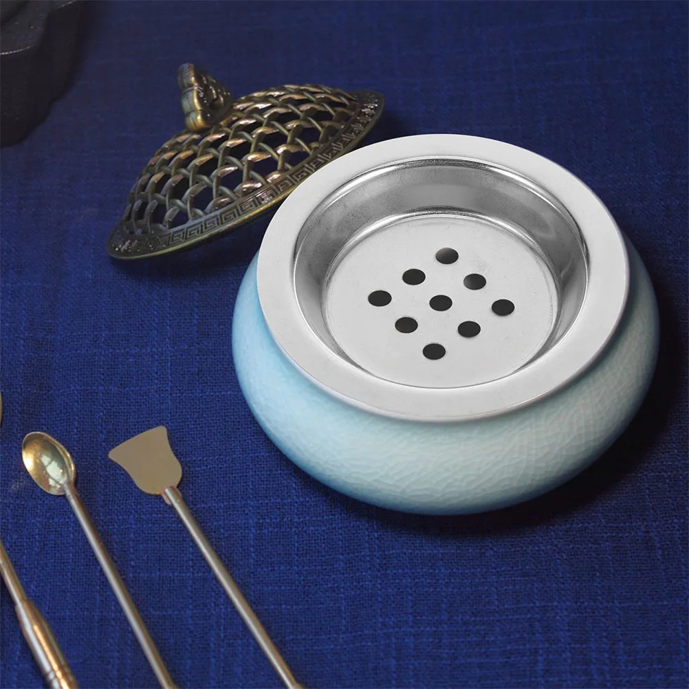 

4pcs Stainless Steel Incense Dish Replacement For Censer Round Metal Tray Durable Incense Burner Mesh Plate Aromatherapy Home