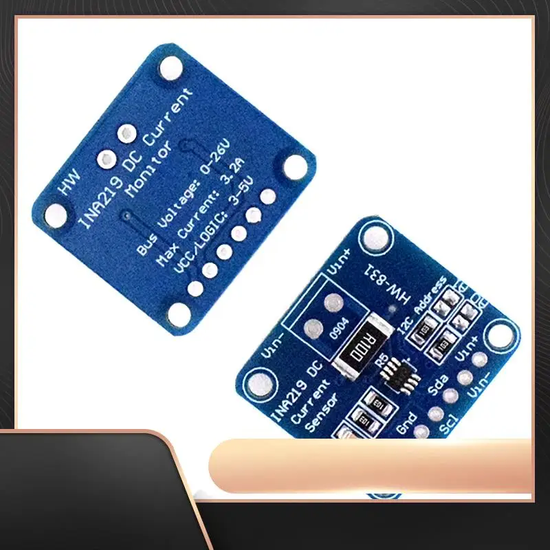 

5 шт. Ina219 двунаправленный модуль датчика мощности постоянного тока Diy 3 В-5 В Iic I2C модуль датчика мониторинга мощности-N34R