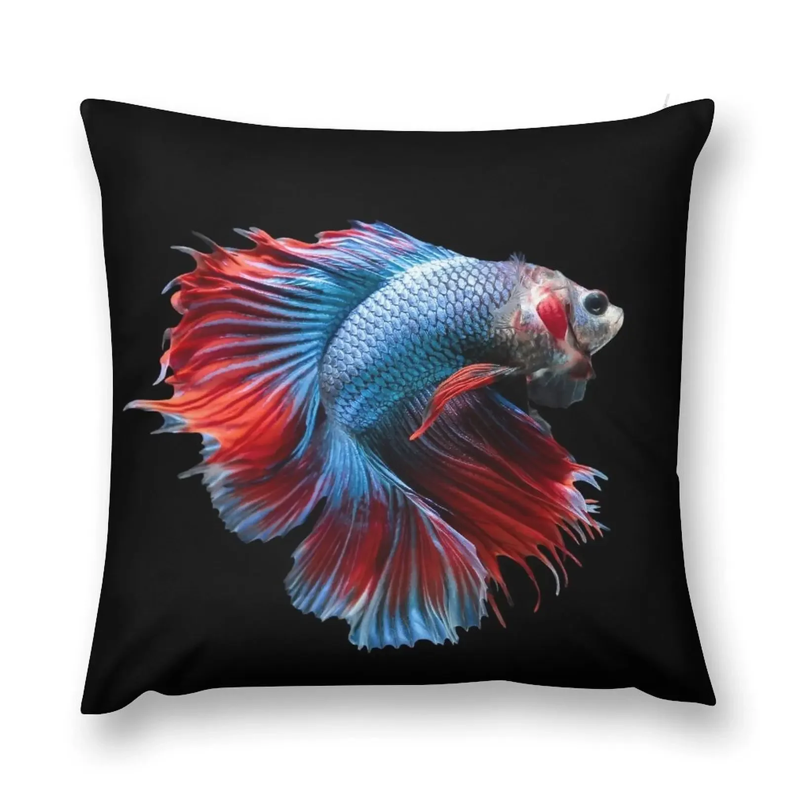 Betta splenden (siamese fighting fish) Halfmoon Throw Pillow Sofa Covers For Living Room New year bed pillows pillow