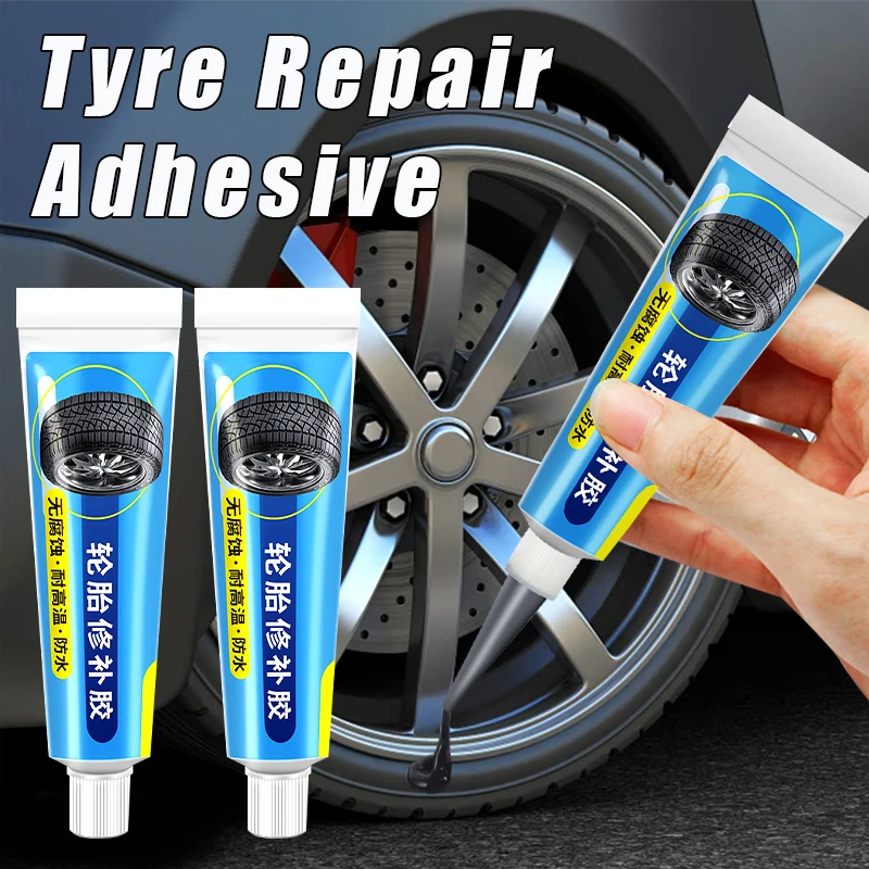 

30ml Black Tyre Repairing Glue Quick-Drying Strong Adhesion Universal Sealant Liquid Rubber Glues For Car Motorbike Bicycle