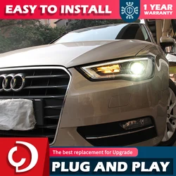 AKD Car Styling Head Lamp for audi a3 Headlights 2013-2016 LED Headlight LED DRL Projector Lens Dynamic Car Light Assembly