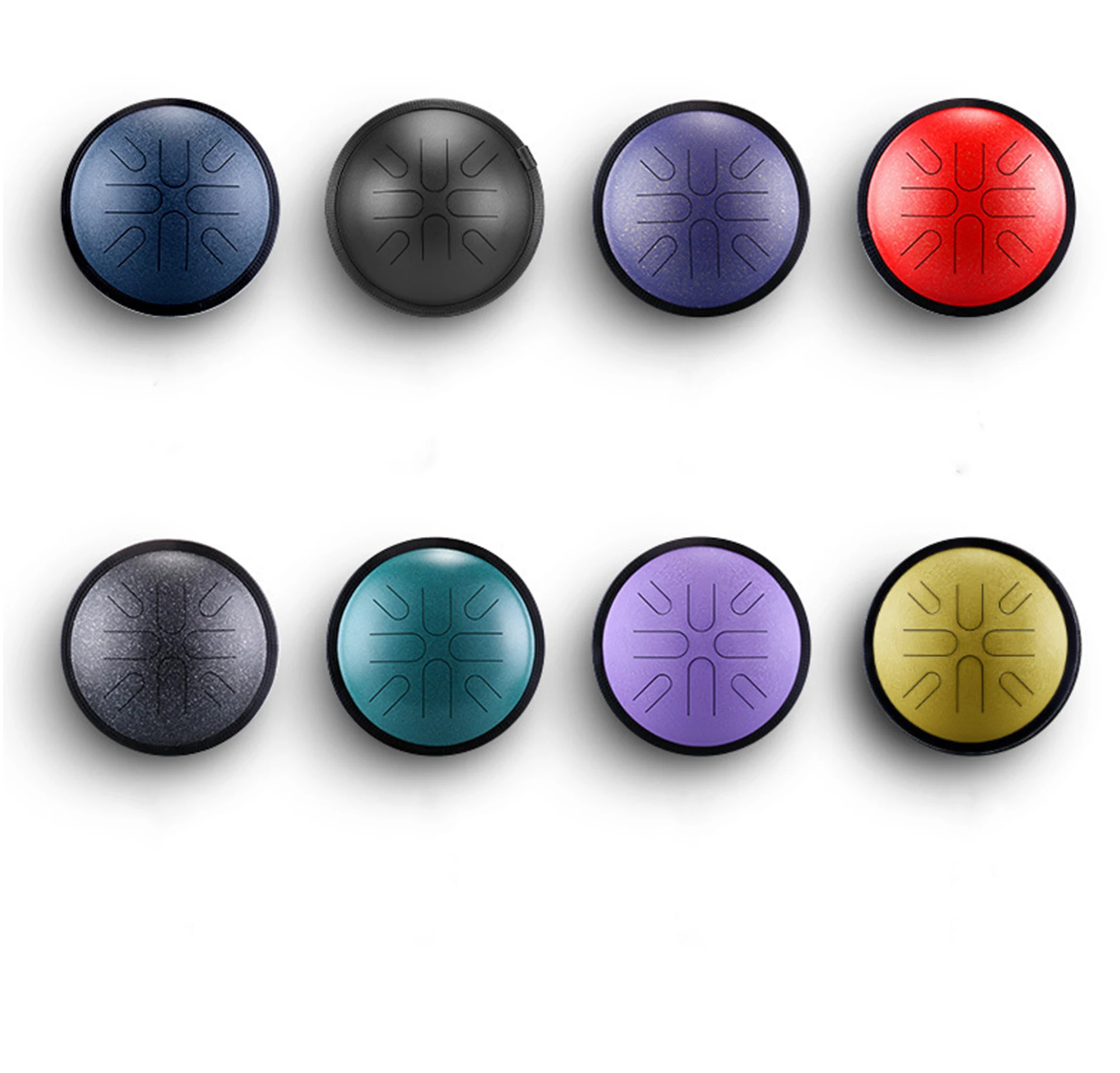 Portable Ethereal Drum, Steel Tongue Drum, Hand Disc, 8-Tone Japanese Mode, Leisure Percussion Instrument