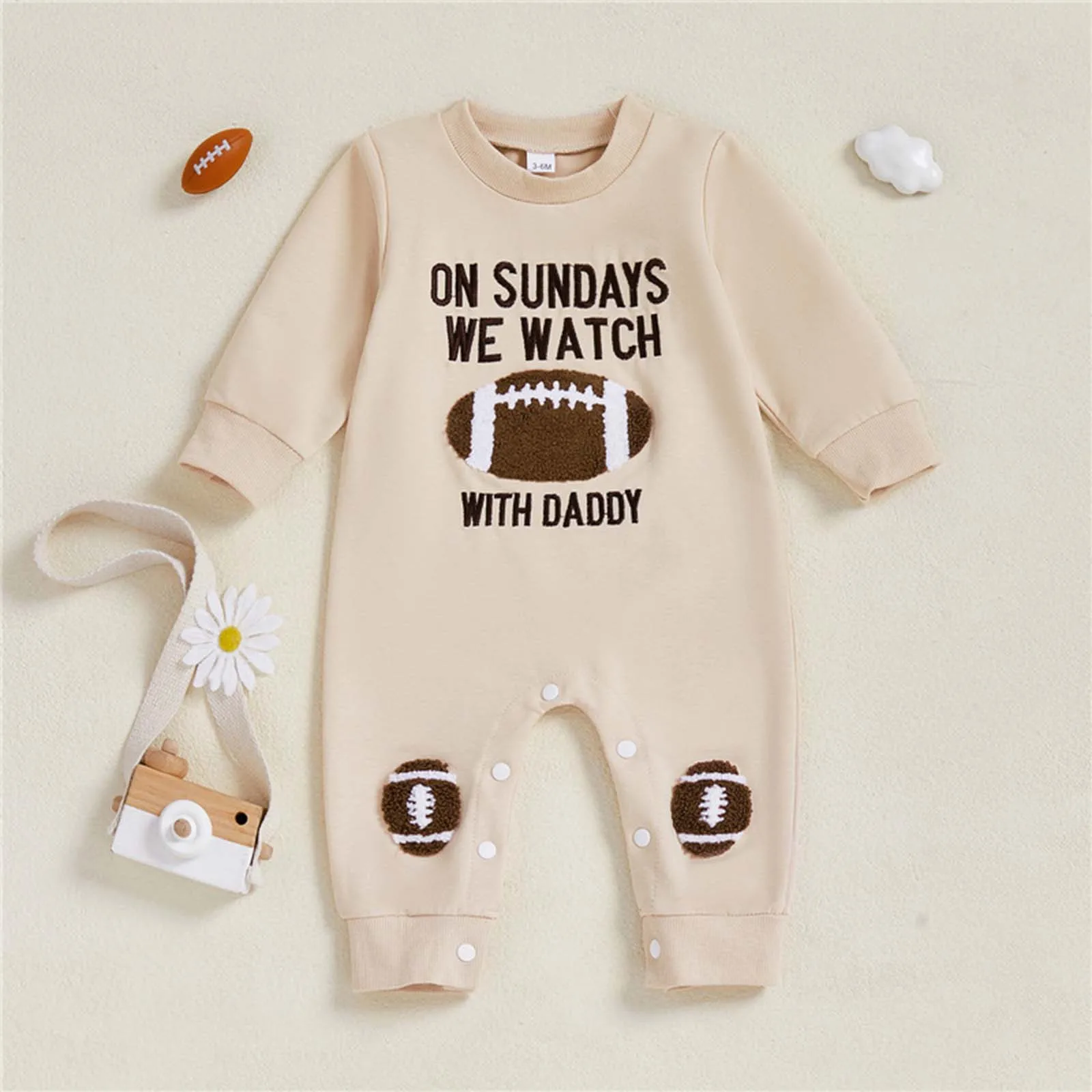 

Newborn Baby Casual Romper Autumn Letter Embroidery Long Sleeve Comfortable Breathable Bodysuit Toddlers Jumpsuit ropa de bebé