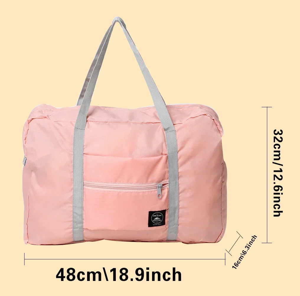 2022 New Nylon Foldable Travel Bags Unisex Large Capacity Luggage Bag Women Portable WaterProof Handbags Men Travel Accessories