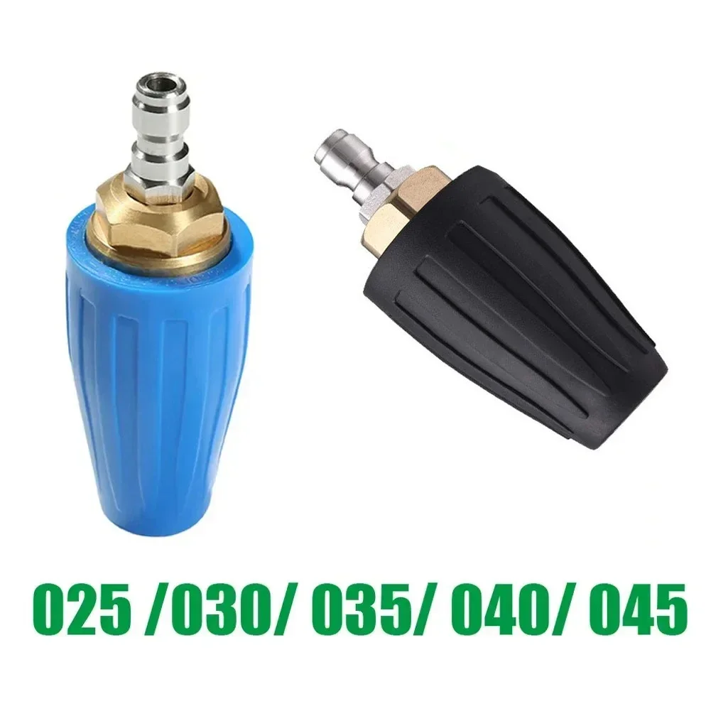 Ceramic 360 Rotating Turbo Nozzle Replacement 4000PSI Spray High Pressure Washer 1/4 Quick Connector Car Accessories