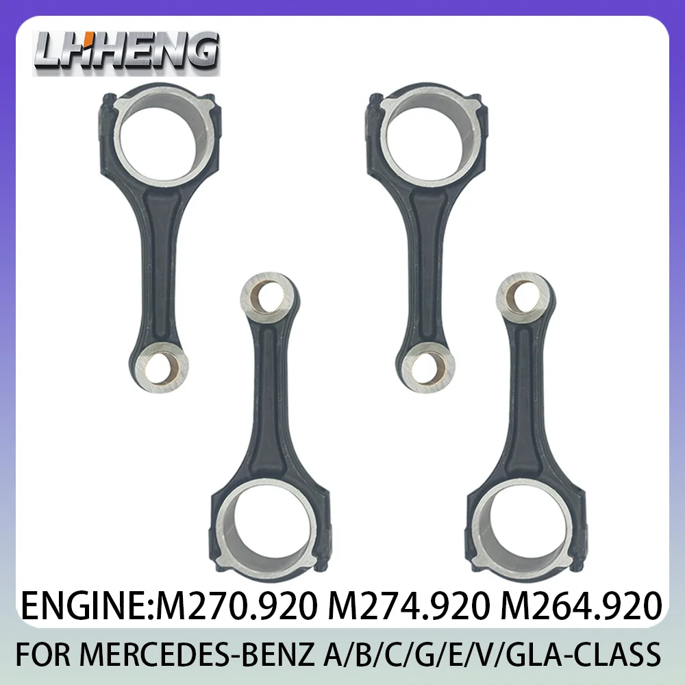 

4PCS Connecting Con Rod New Set Fit For MERCEDES-BENZ G-CLASS GLA-CLASS GLC GLE GLK-CLASS VITO 2.0L 2.0 L T L4 GAS 12-25 BMY0718