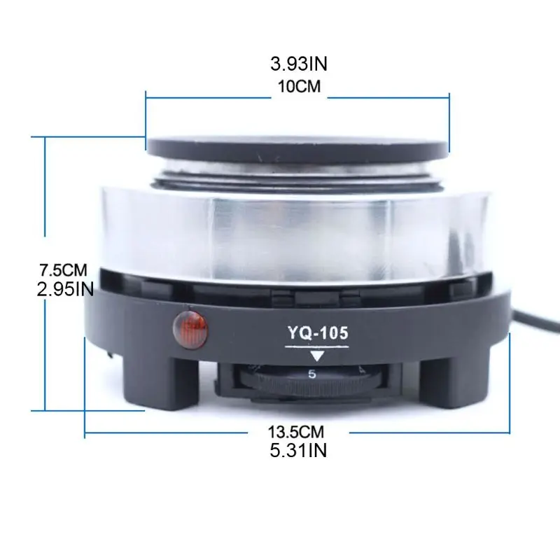 200ml Portable Stainless Steel Pot Espresso Coffee Pot with Small Electric Stove Filter Percolator Coffee Kettle image 6