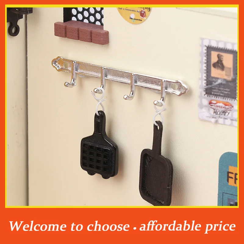 

**1pc new 1/12Dollhouse Metal Clothes Racks Wall Hook Dollhouse Miniature Furniture Dolls House Accessories Pretend Play Toys"