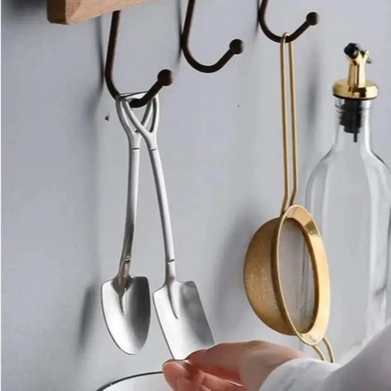 Stainless Steel Shovel Spoons Cute Novelty Design Food Safe Material for Ice Cream Kids Party Favor Small Gifts