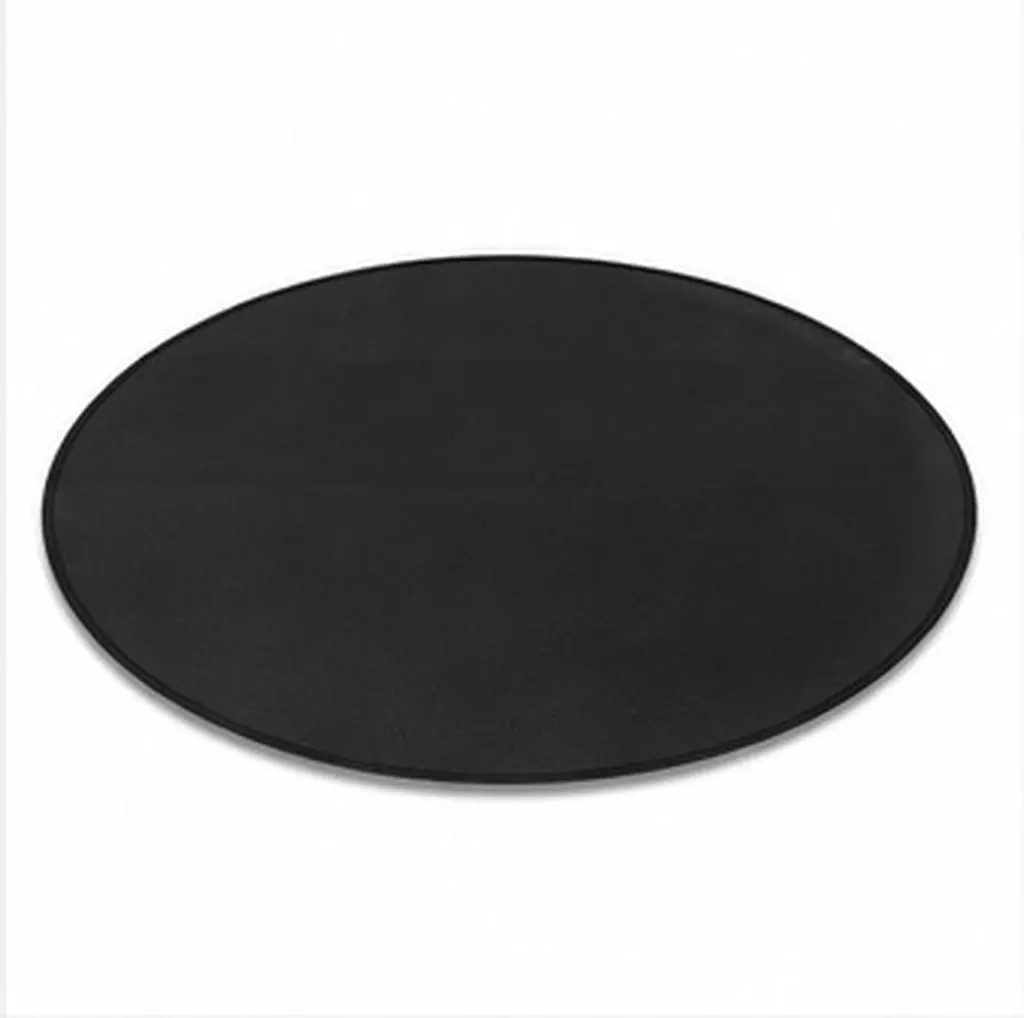 24 Inch Round Bbq Grill Mat Fireproof Heat Resistant Outdoor Fire Pit Pad for Deck Protection Camping Waterproof Floor Mat view 6