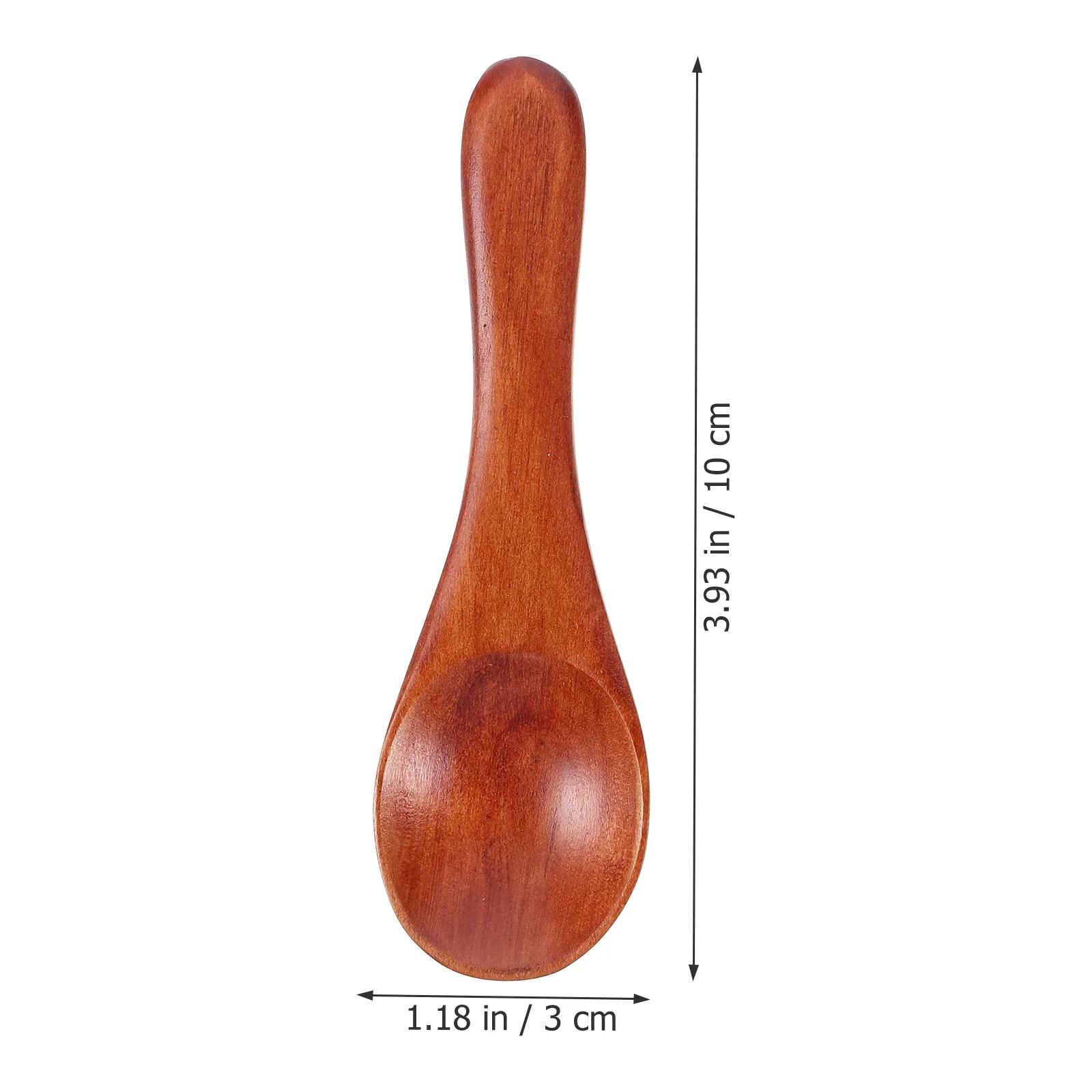 6Pcs Mini Wooden Spoons Small Kitchen Cooking Spoons for Ice Cream Coffee Honey Sugar Salt Spices Tea Jam Condiments Seasoning