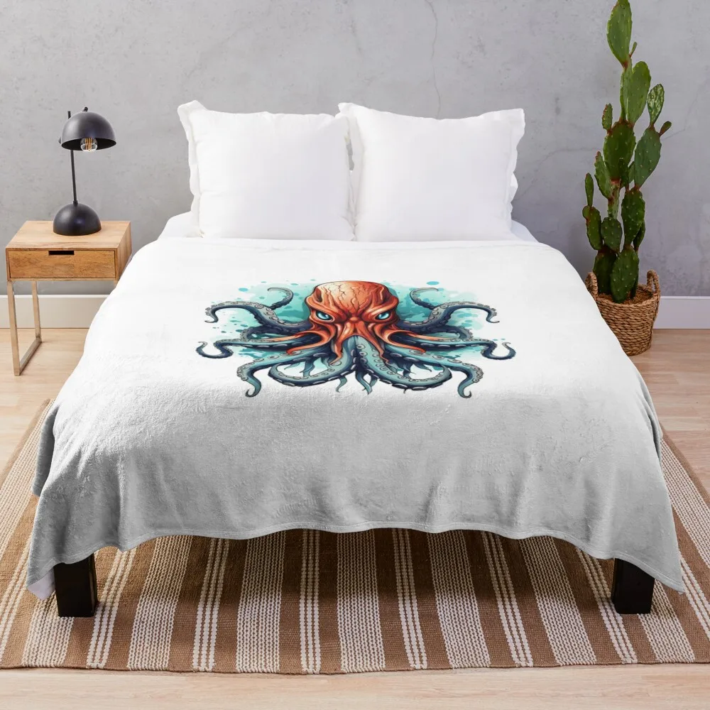 Kraken Throw Blanket heavy to sleep Sofas Luxury St decorative Blankets