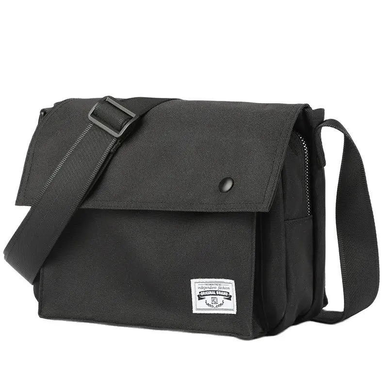 حقيبة كتف كاجوال للرجال على الموضة مقاومة للرذاذ من النايلون، حقيبة كروس عصرية للرجال، حقيبة سفر قصيرة للمراهقين