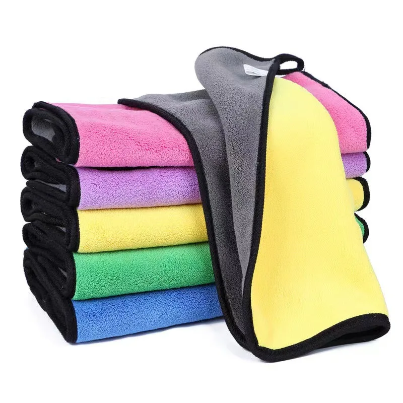 2PC Microfiber Car Cleaning Towels Microfibre Towel Care Car Detailing Washing Cloth Car Washing Cloth Auto Cleaning Accessories