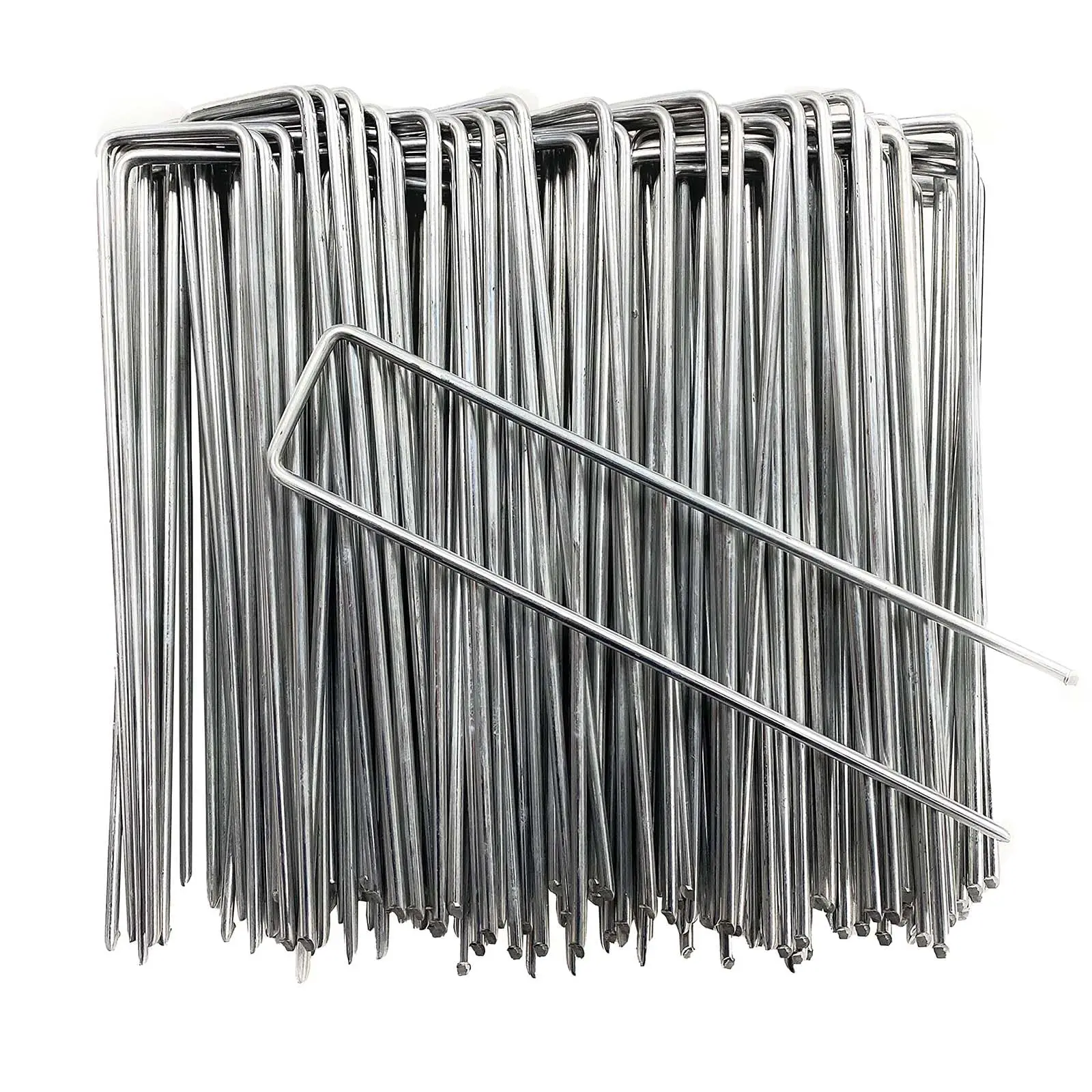 10/50 шт. U-образные садовые скобы, сверхмощные колья для парканов, штифты Sod, тканевые ирригационные трубки, удерживающие газоны, барьер, фиксированный гвоздь