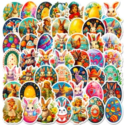 10/30/50PCS New DIY Easter Outfit Stickers Cartoon Graffiti Creative Anime iPad Computer  Guitar Decoration Waterproof Wholesale