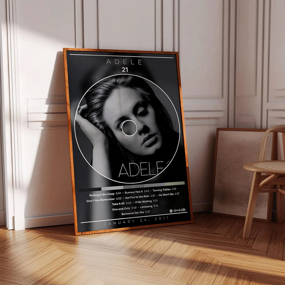 Adele Singer Poster Canvas Prints Wall Art Painting Pictures Living Room Home Decoration Gift