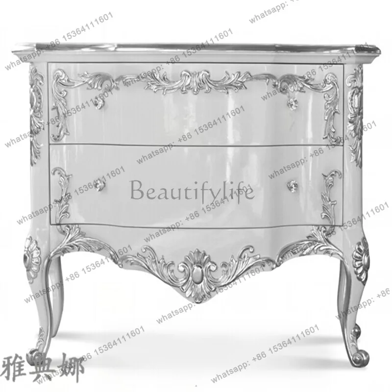 

56American entrance foyer cabinet European entrance partition decorative chest cabinet