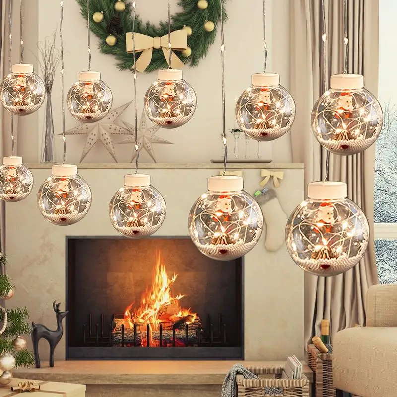 Christmas Window Lights Decorations Decorative Lights For Home Window Ornaments Christmas String Lights Cute String Lights For