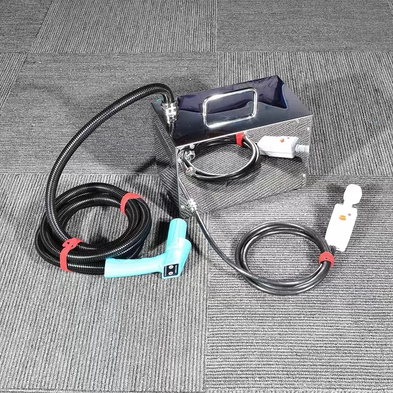 Stainless Steel Handheld High Temperature Steam Cleaner Portable Mini Steam Washing Machine Anti-Leakage Protection Long Hose