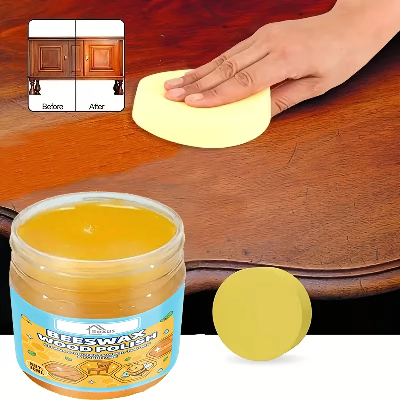 Polisher Wooden Furniture Polishing Beeswax Natural Wood Conditioner Multipurpose Beeswax for Wooden Tools Cutting Board Wax