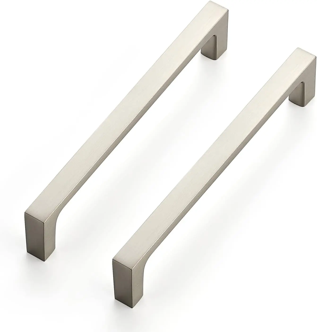 5 Inch Kitchen Square Cabinet Handles Brushed Nickel Cabinet Pulls Drawer Pulls Kitchen Cabinet Hardware Kitchen Handles