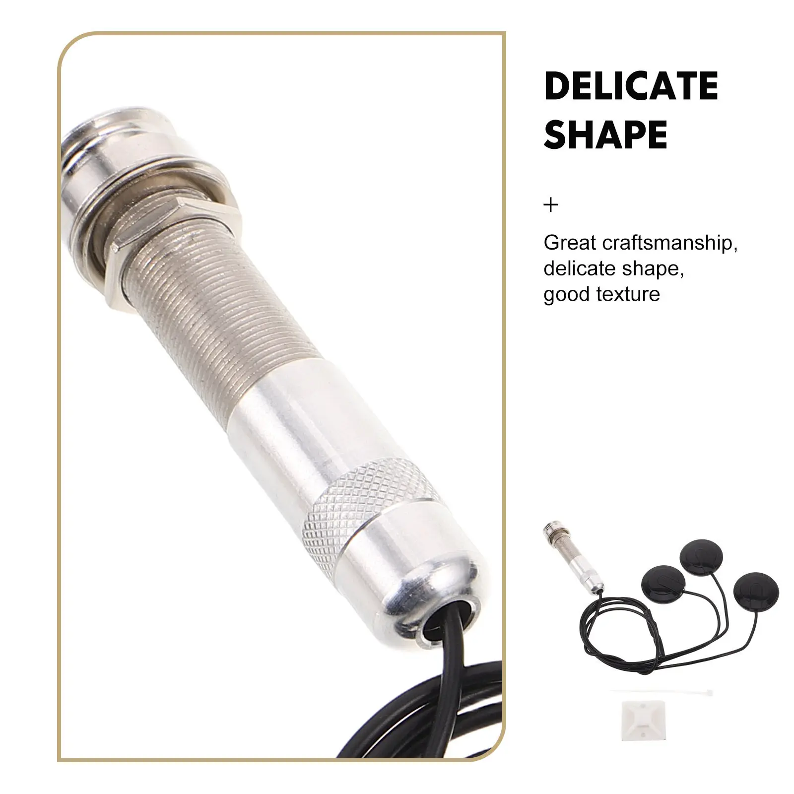 1Set Acoustic Pickups Piezo Transducer 3 in 1 Self Adhesive Guitar Ukulele Mandolin Pickup Transducer for String Instruments - view 3