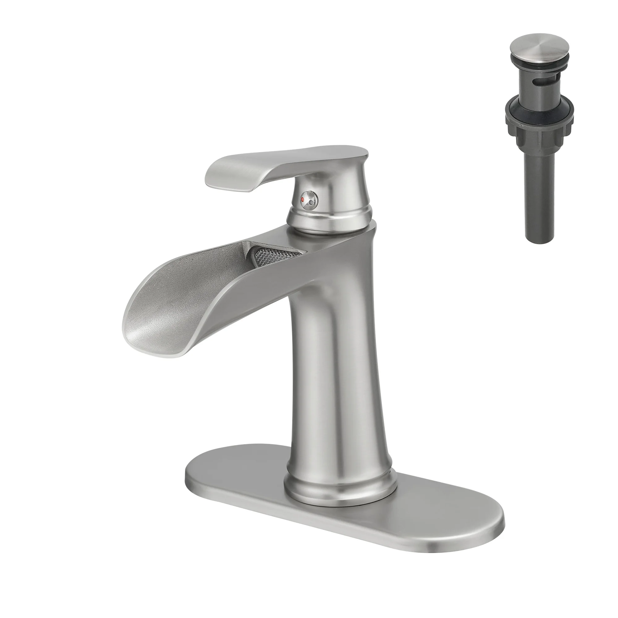 

Nowadays Waterfall bathroom faucet, single handle bathroom sink faucet
