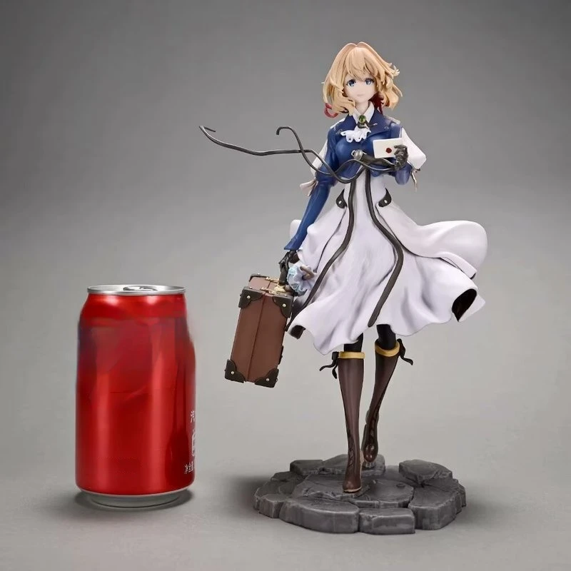 25cm Violet Evergarden Figurine Tourism Image Pvc Material Anime Character Figurines Model Desktop Ornament Decoration Toy Gifts