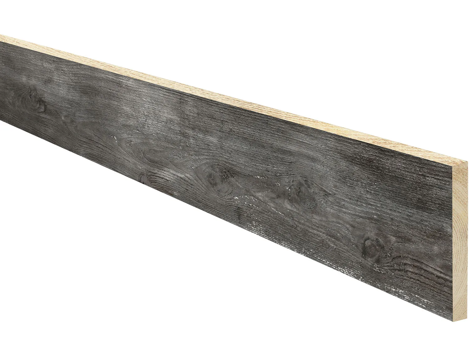 

Wire Brushed Wood Plank(Charred Gray)