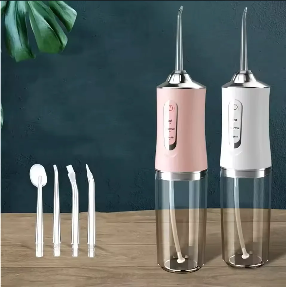 Oral Irrigator Flosser - Irrigador oral elétrico inteligente portátil, fio