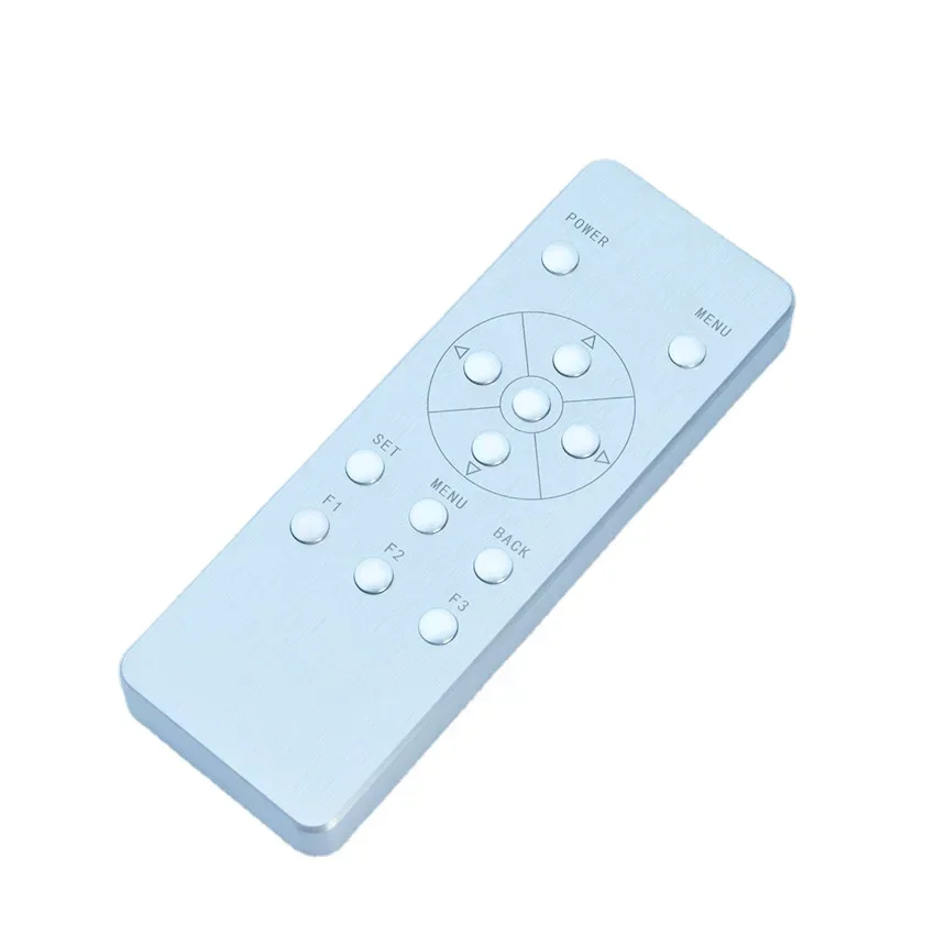 Aluminum Alloy Universal Learning Infrared Remote Control 13 keys for DAC Amplifier CD DVD TV Set-top Box