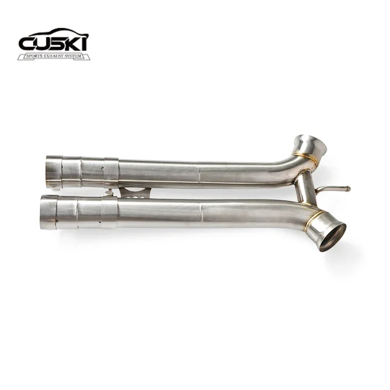 

Stainless steel exhaust pipe suitable for Porsche Panamera 971 2.9/3.0 2017-2023 automotive exhaust retrofit parts
