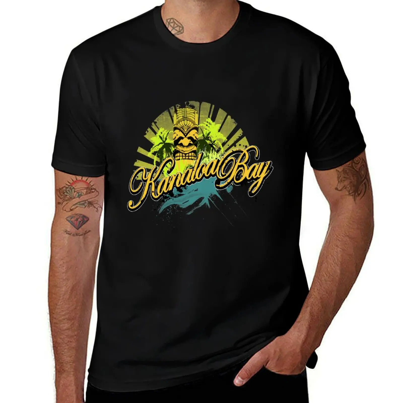 

Kanaloa Bay T-Shirt t shirt men 100% cotton luxury brand t shirts for man graphic vintage t shirts designer T-shirt