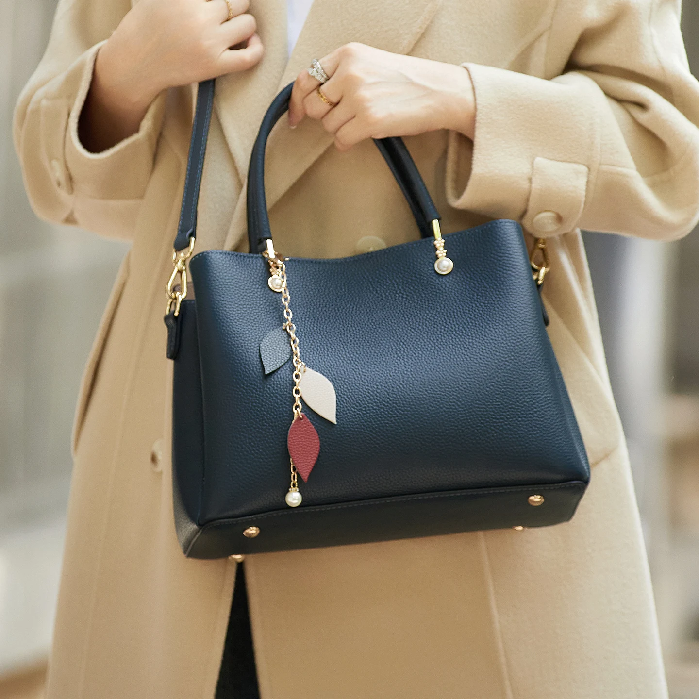 

Very Limited Luxurious Women Leather Handbag New First Cow Skin Winter Top Handle Woman Bag Handmade Shoulder Bag Girl #SC2168