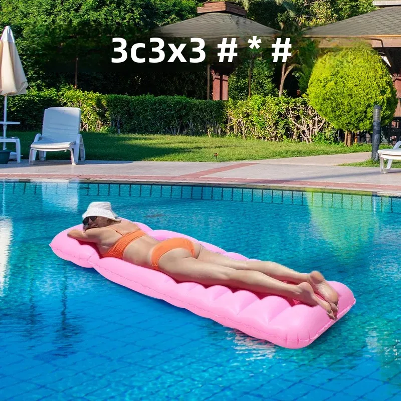 Colchón inflable para embarazadas en forma de O, colchoneta de Yoga portátil de PVC, colchoneta propensa, cama flotante de agua para exteriores/balsa para relajación y soporte