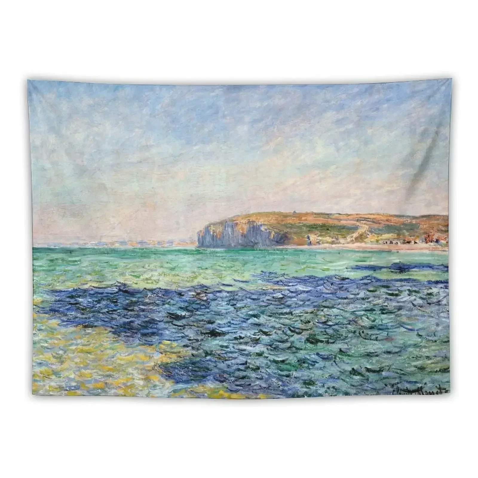 

1882-Claude Monet-Shadows on the Sea. The Cliffs at Pourville-57 x 80 Tapestry Wall Art Anime Decor Tapestry